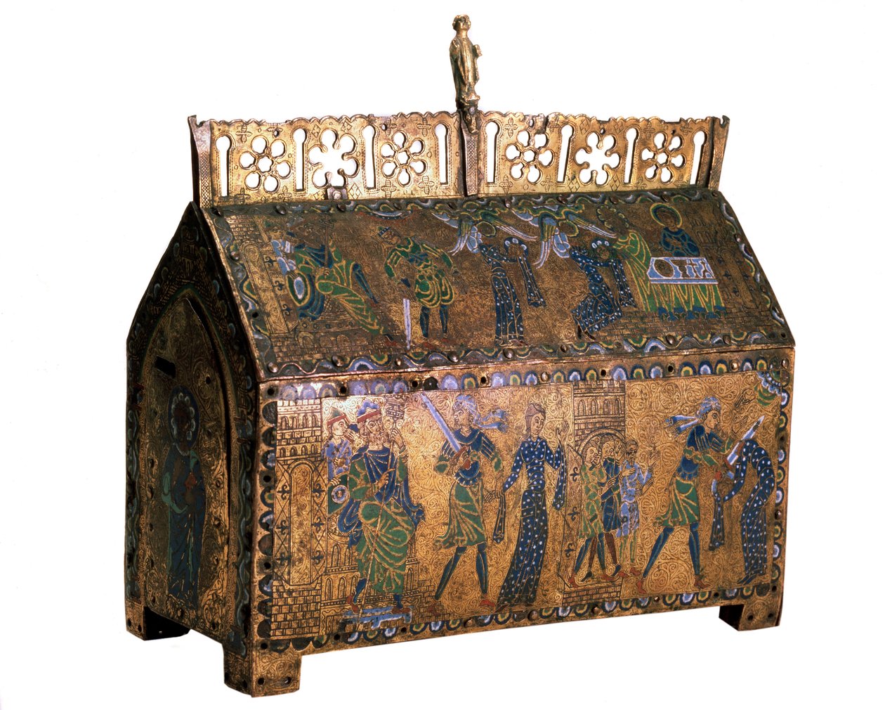 Relicário com cenas da Vida de Santa Valéria, c1170 de Unbekannt