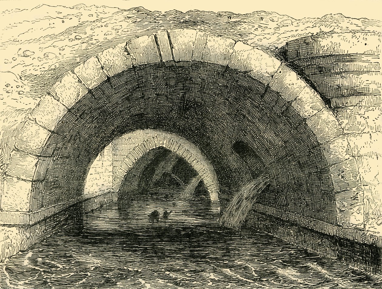 Sobras da ponte velha de Holborn, c1872. de Unbekannt