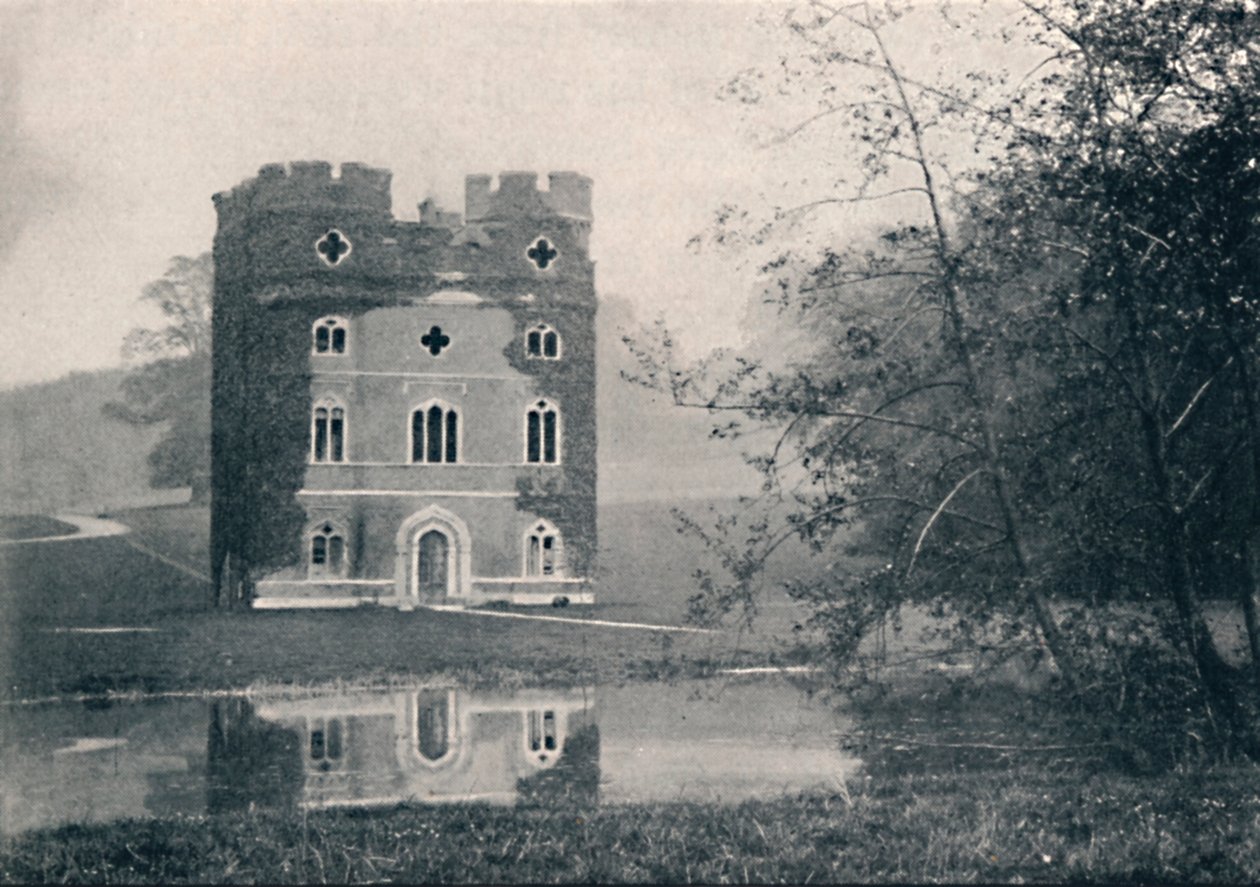Restos do Palácio Wolseys, Esher, 1903 de Unbekannt