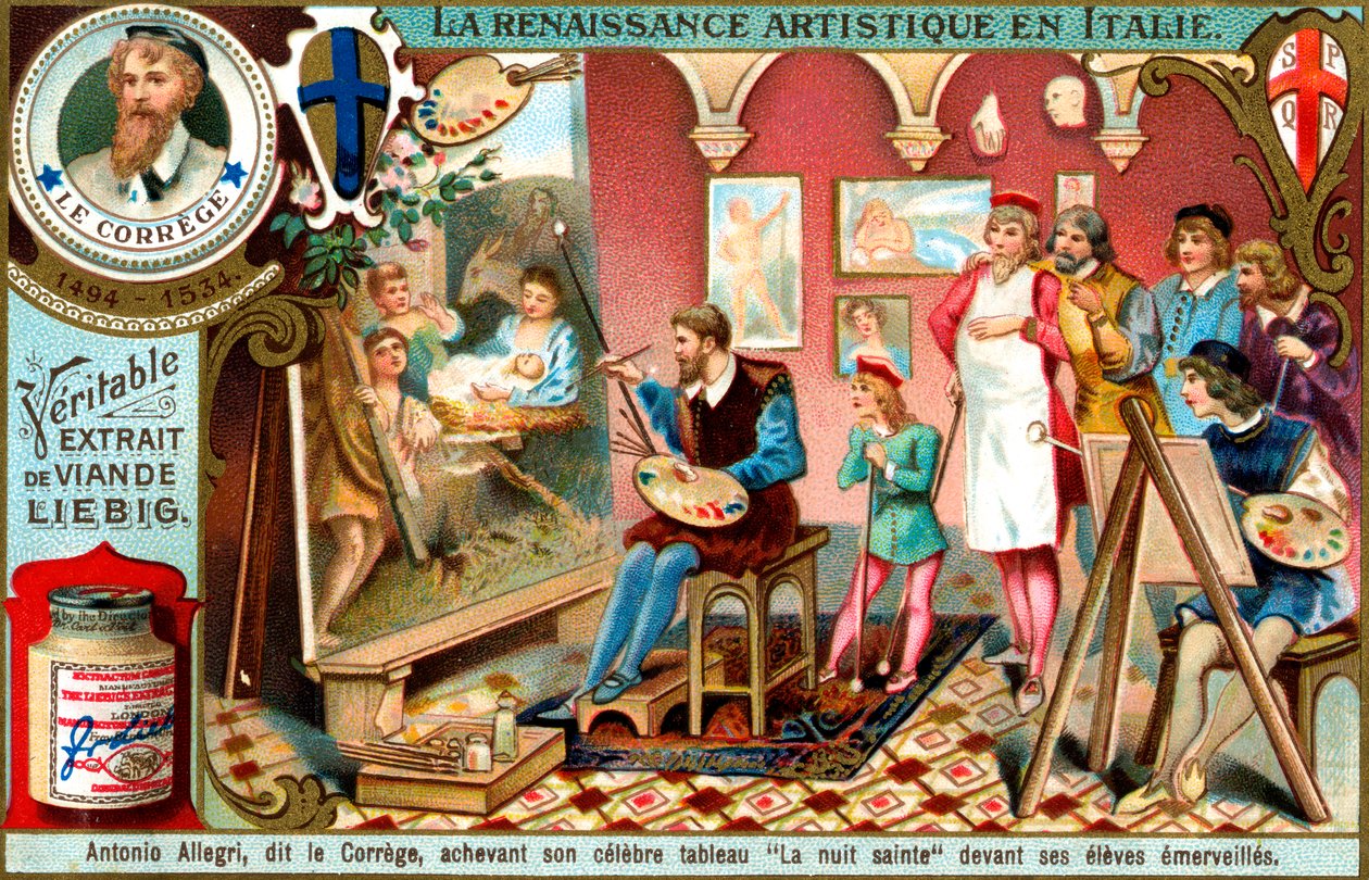 Arte renascentista na Itália: Antonio Allegri, c1900 de Unbekannt