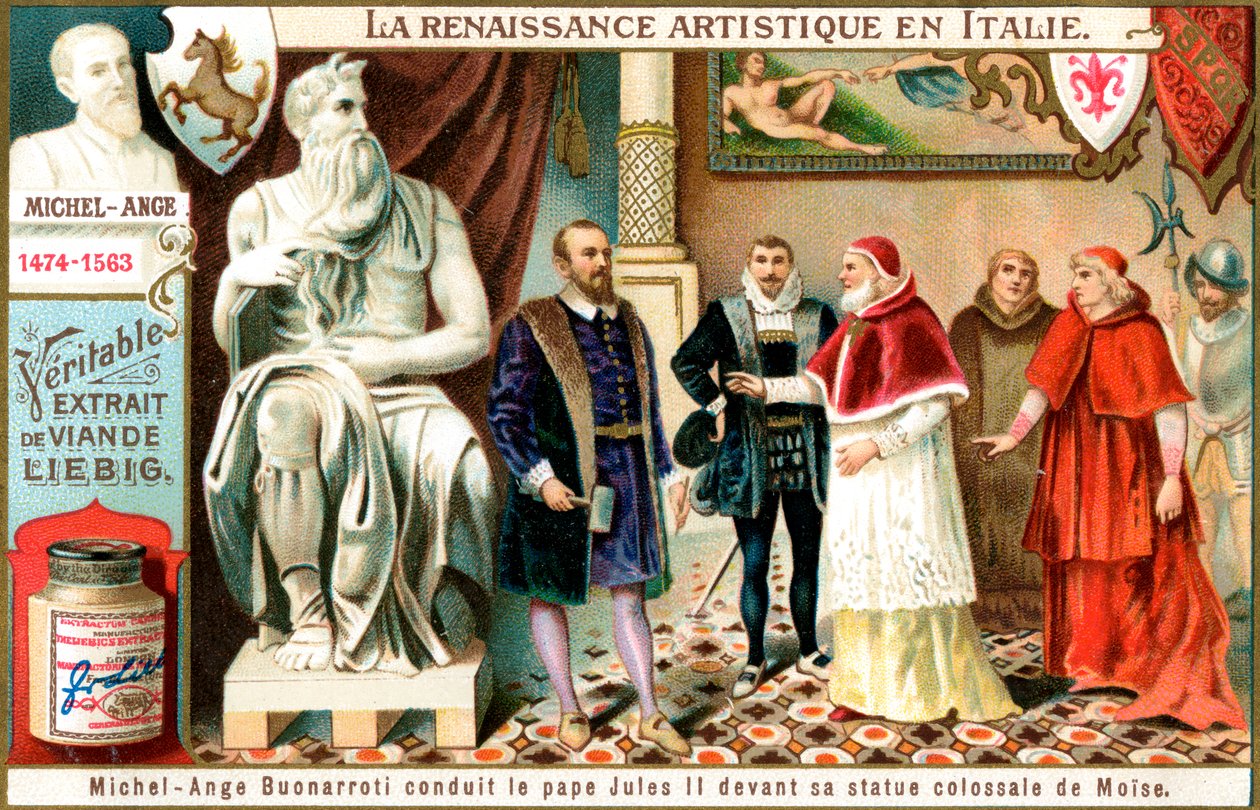Arte renascentista na Itália: Michelangelo, c1900 de Unbekannt