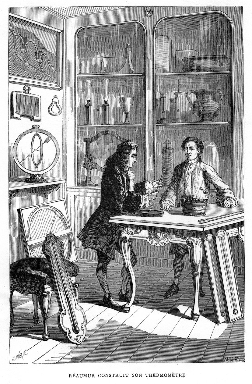 Pierre-Antoine Ferchault de Réamur, do século 18 físico francês de 1874 de Unbekannt