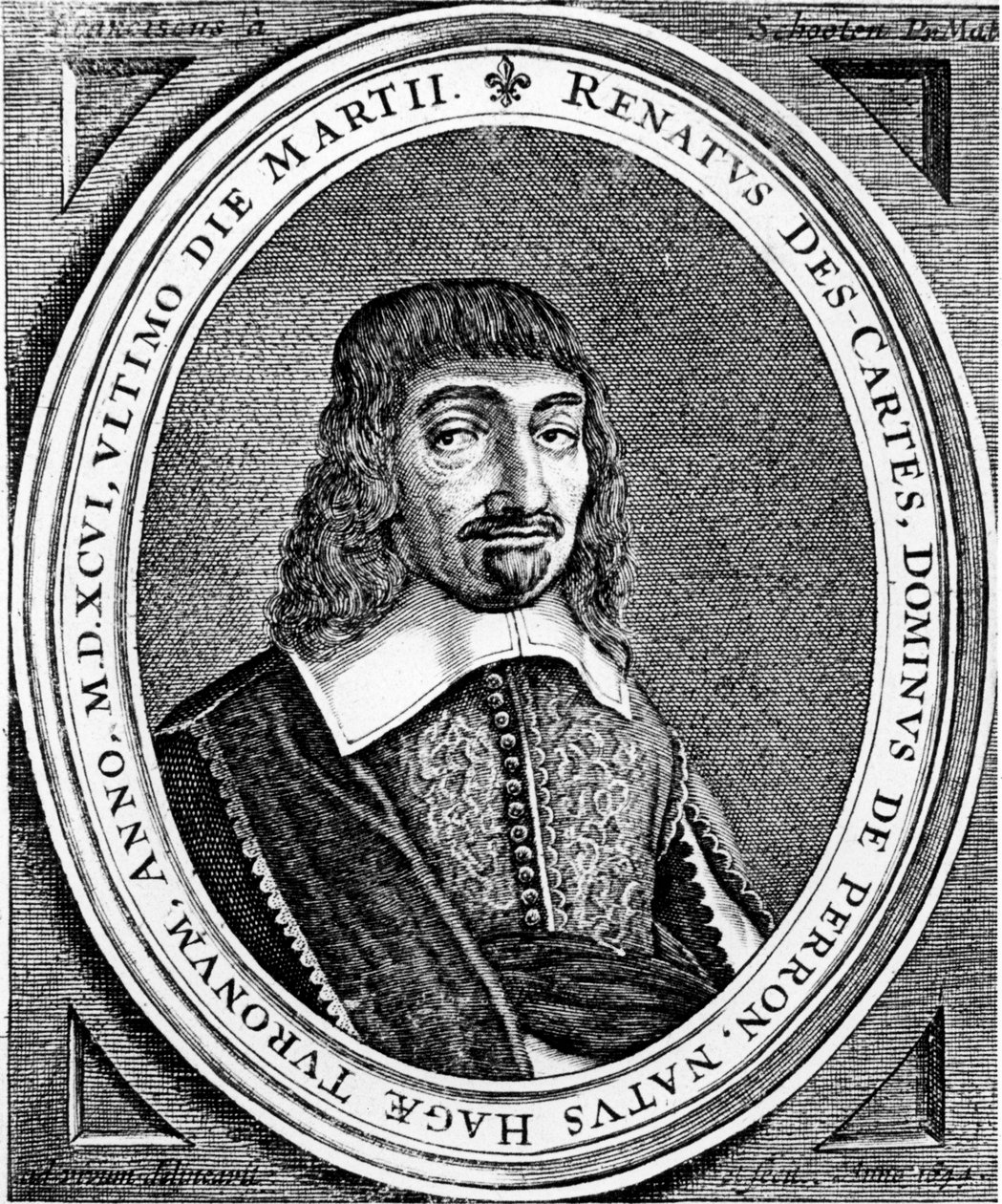 René Descartes, filósofo e matemático francês, 1672 de Unbekannt
