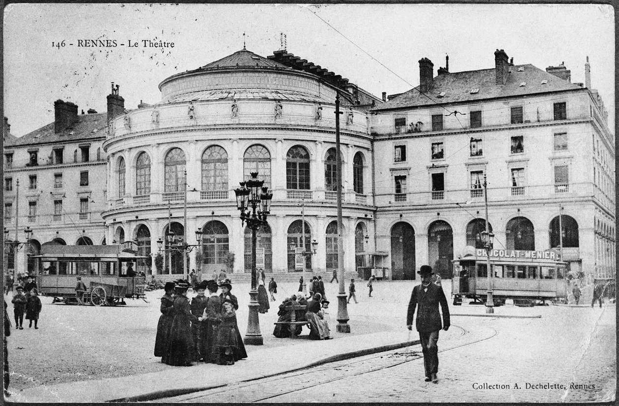 Rennes. Teatro, de 1900 a 1910. de Unbekannt