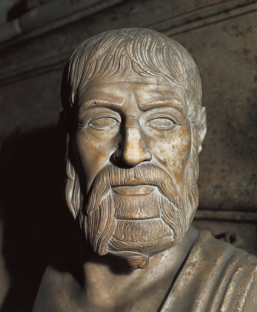 "Representação de Pausanias (século V a.C.), espartano geral e político" Busto. de Unbekannt