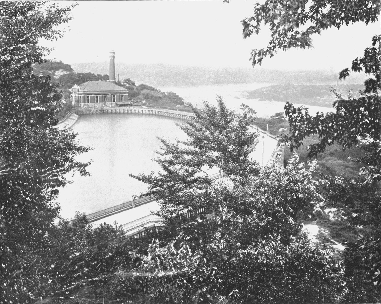 Reservoir, Eden Park, Cincinnati, Ohio, EUA, c1900. de Unbekannt