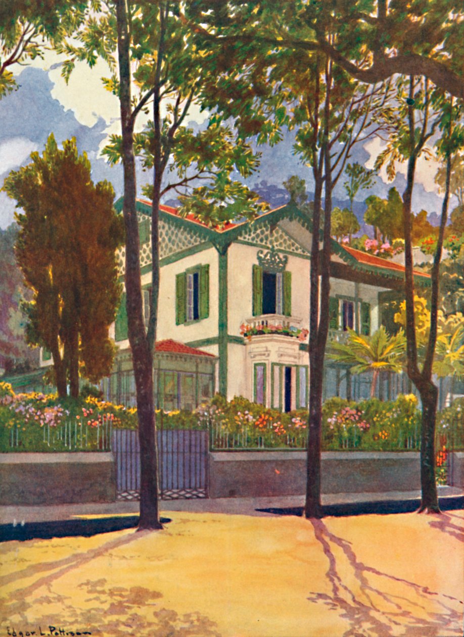 Residência do Sr. Frank H. Walter, Petrópolis, 1914 de Unbekannt