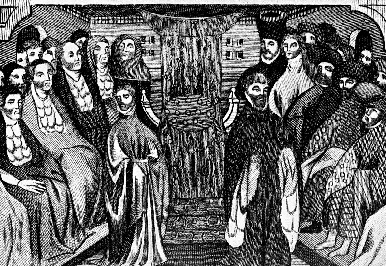 Renúncia de Richard II, 1399, c1902-1905 de Unbekannt