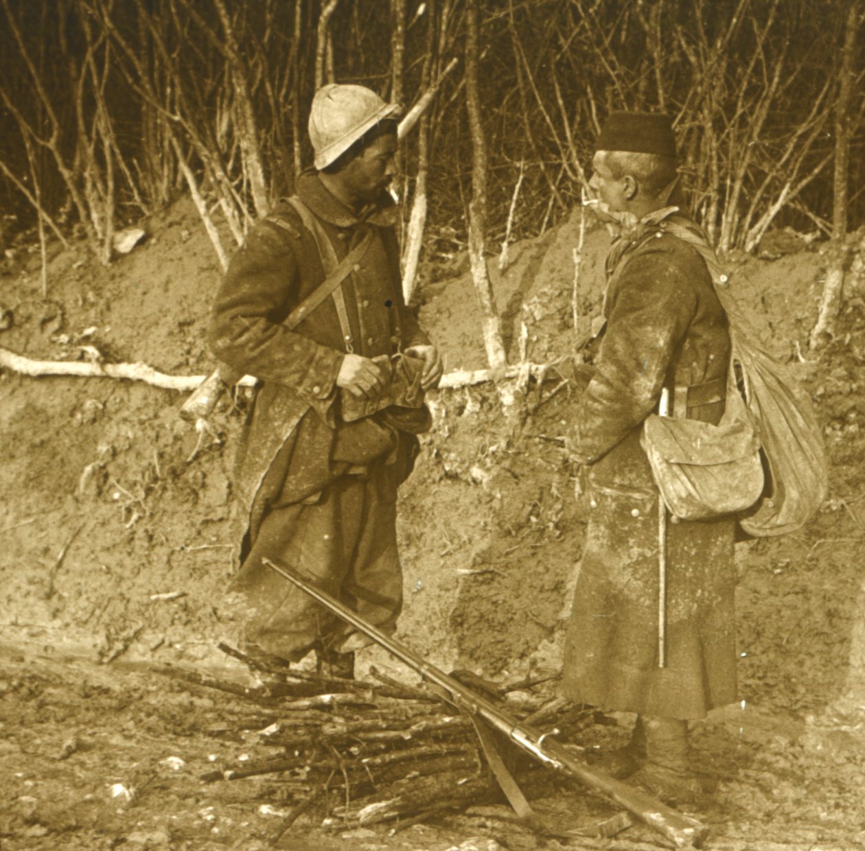 Retorno de Verdun, norte da França, c1914-c1918 de Unbekannt