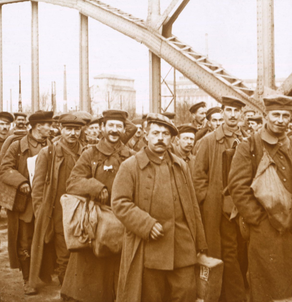 Retorno de soldados da Alsácia-Lorena, c1914-c1918 de Unbekannt
