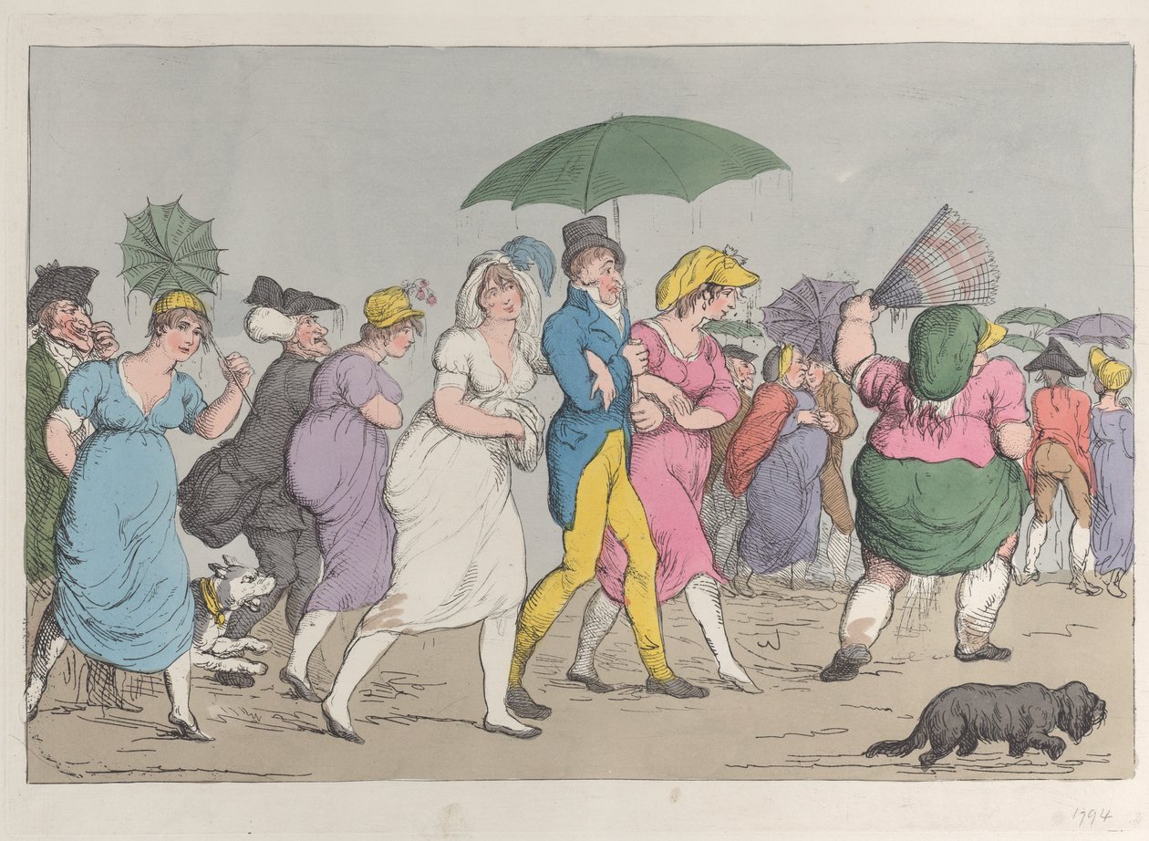 Retornando da revisão Loyal Ducking, junho de 1800 ., junho de 1800 . de Unbekannt