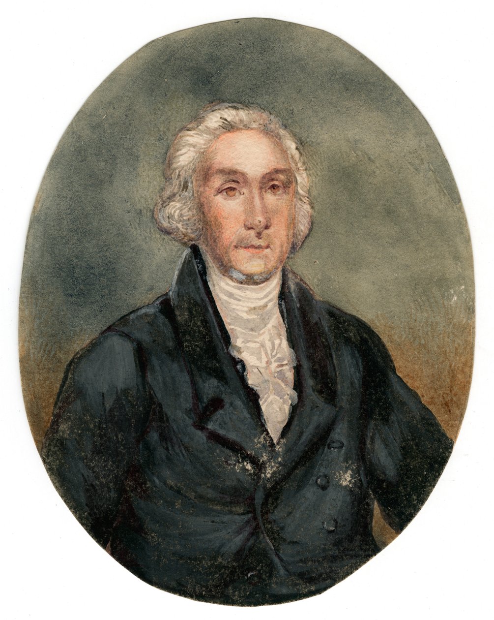 Reverendo George Burden 1811-1892, século XIX de Unbekannt