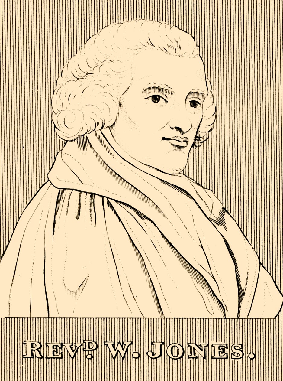 Reverendo W. Jones, 1726-1800, 1830. de Unbekannt