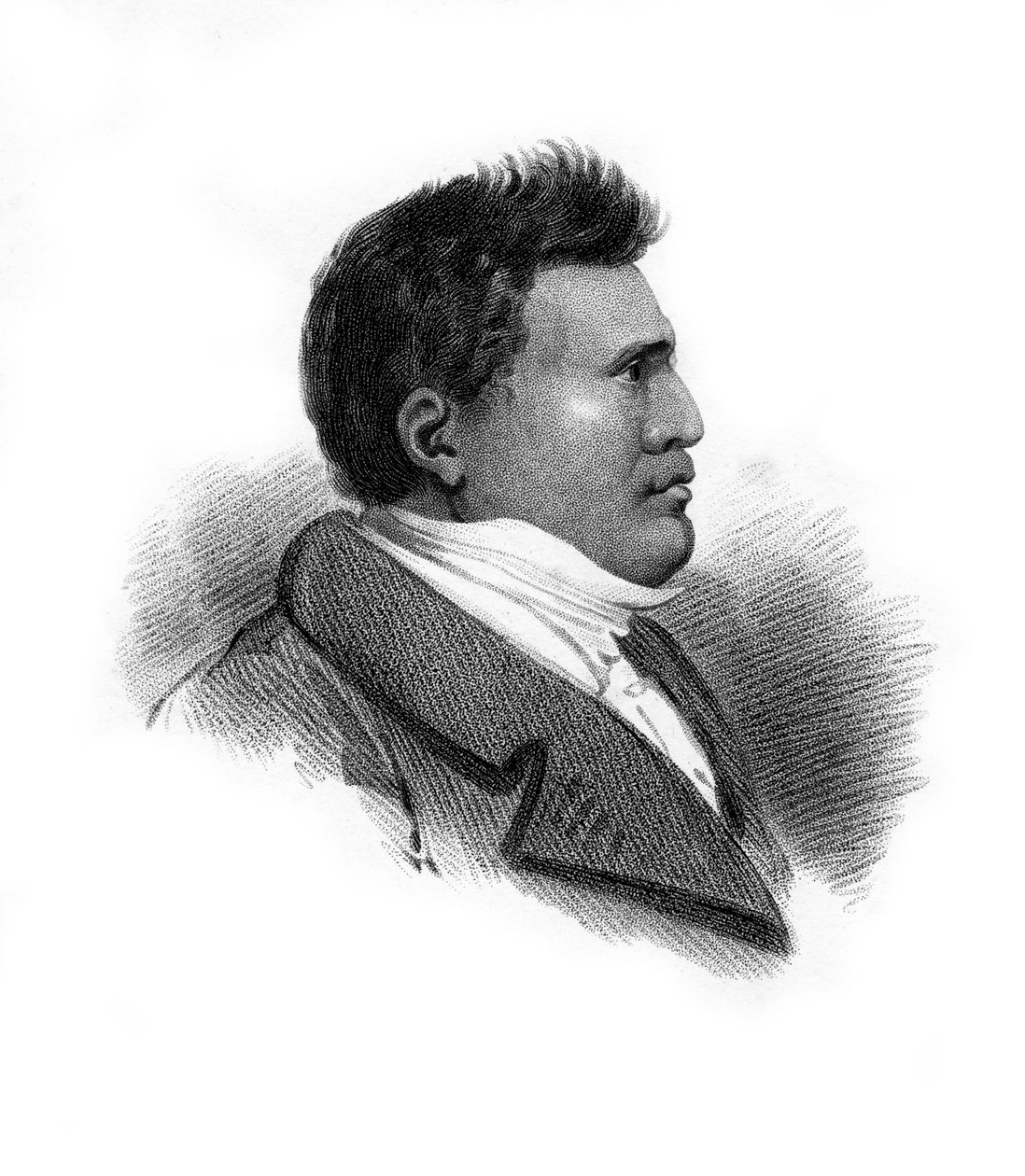Rhio Rhio, rei das Ilhas Sandwich, c1824 de Unbekannt