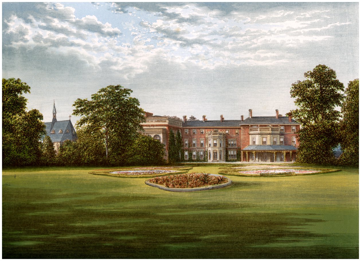 Rhydd Court, Worcestershire, casa do Barão Lechmere, c1880 de Unbekannt