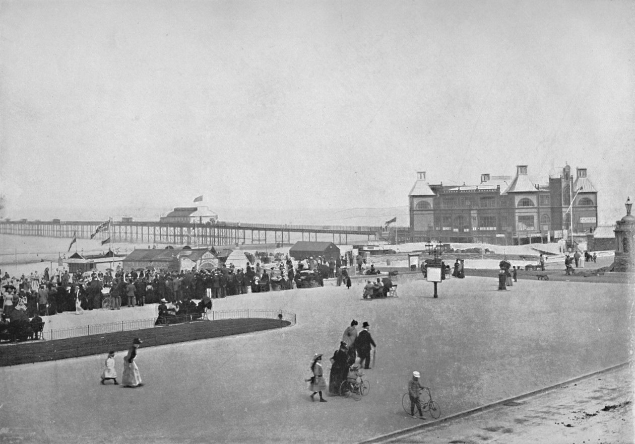 Rhyl - A Esplanada, 1895 de Unbekannt
