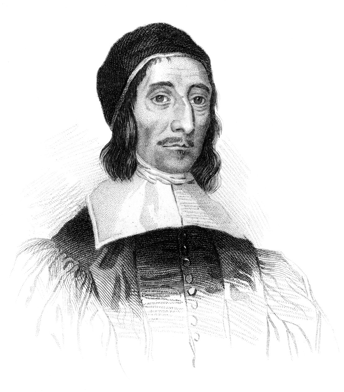 Richard Baxter, líder da igreja puritana inglesa do século XVII e estudioso divino, c1850 de Unbekannt