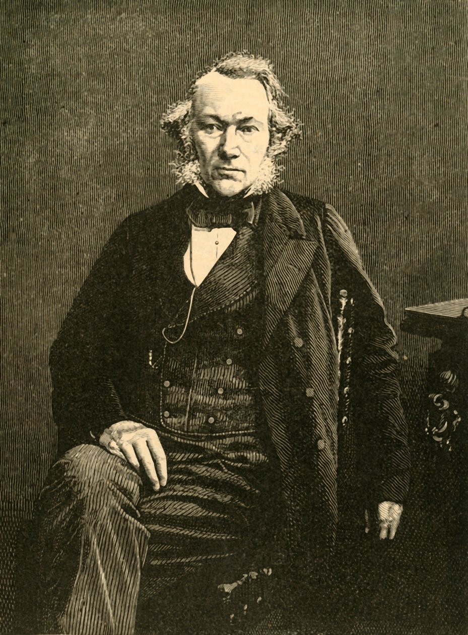 Richard Cobden, fabricante e político britânico, c1863 c1890. de Unbekannt