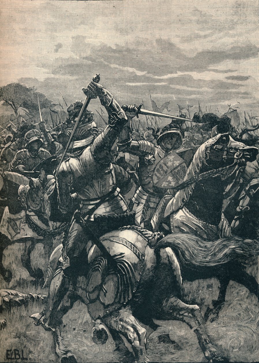Ricardo III na batalha de Bosworth, 1485 1905 de Unbekannt