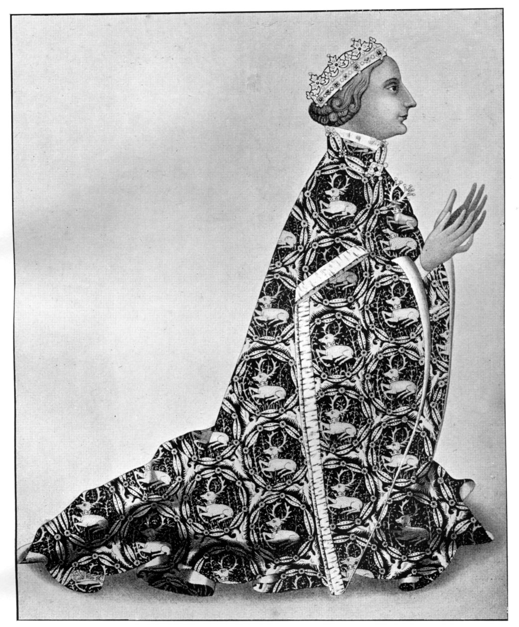 Ricardo II em suas devoções, c 1380, 1910 de Unbekannt