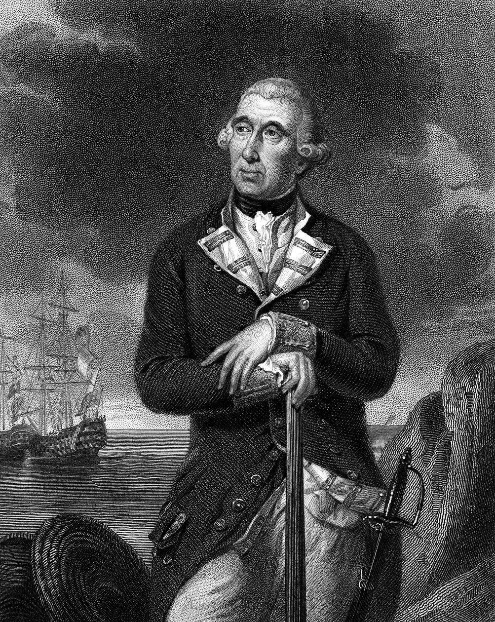 Richard Kempenfelt 1718-1782, oficial da Marinha inglesa de descendência sueca de Unbekannt