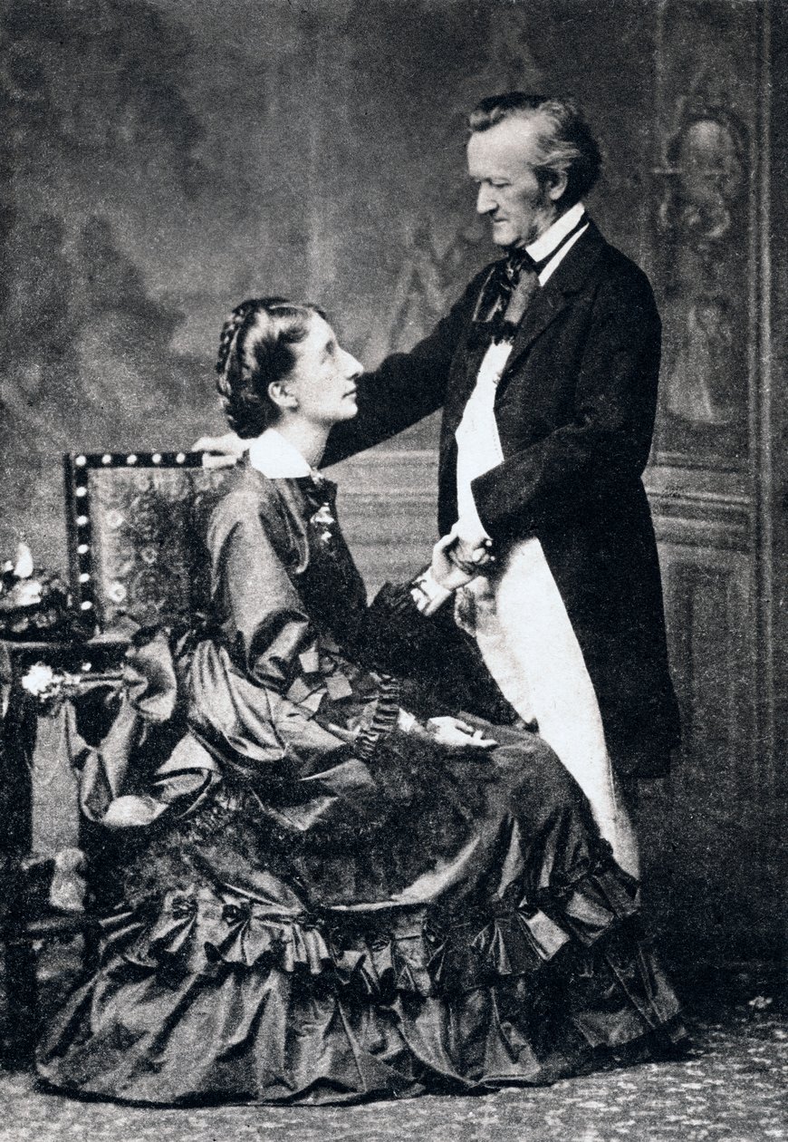Richard e Cosima Wagner, final do século XIX de Unbekannt