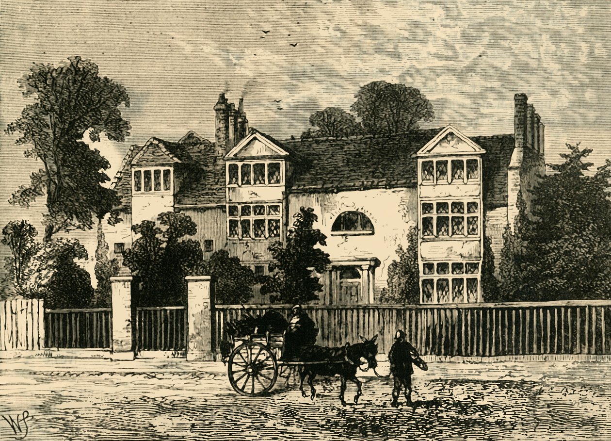 Casa de Richardsons em Parsons Green 1799, c1878. de Unbekannt