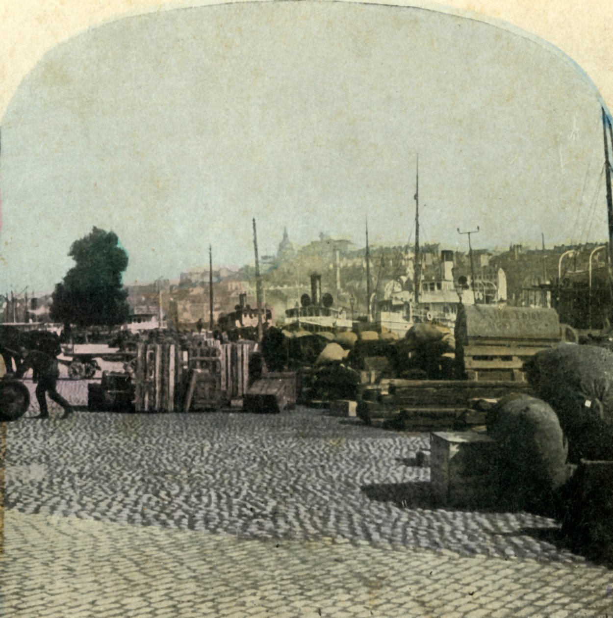 Riddarholmen Quay, Estocolmo, Suécia, c1900. de Unbekannt