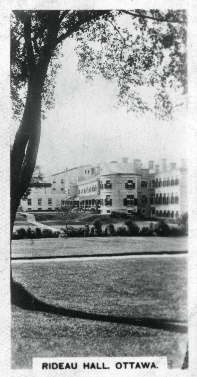 Rideau Hall, Ottawa, Canadá, c1920s de Unbekannt
