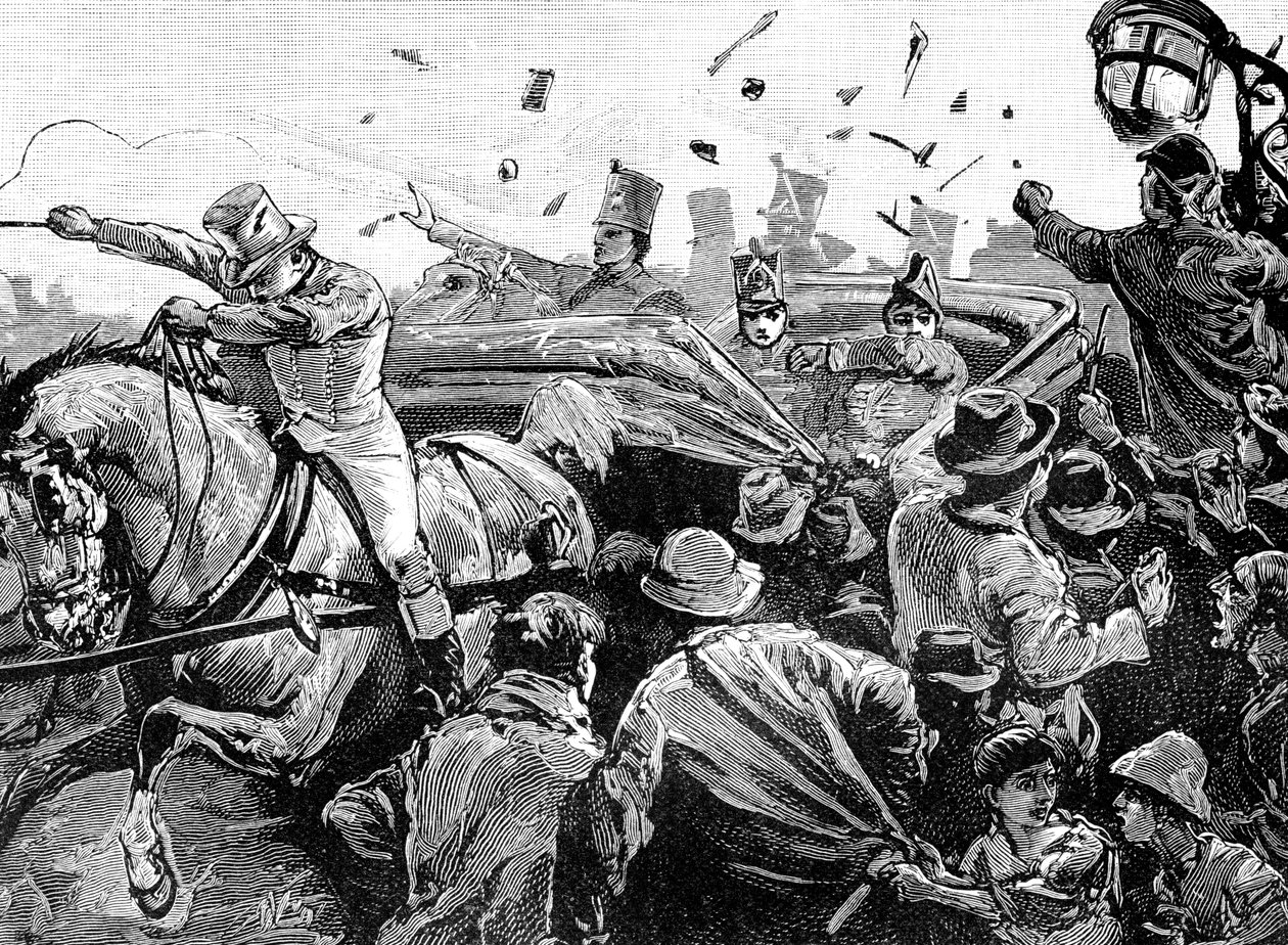 Motins em Montreal, Canadá, 1849, 1900 de Unbekannt