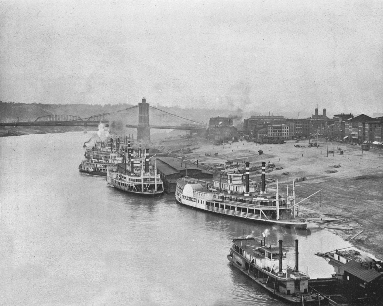 River Front, Cincinnati, Ohio, EUA, c1900. de Unbekannt