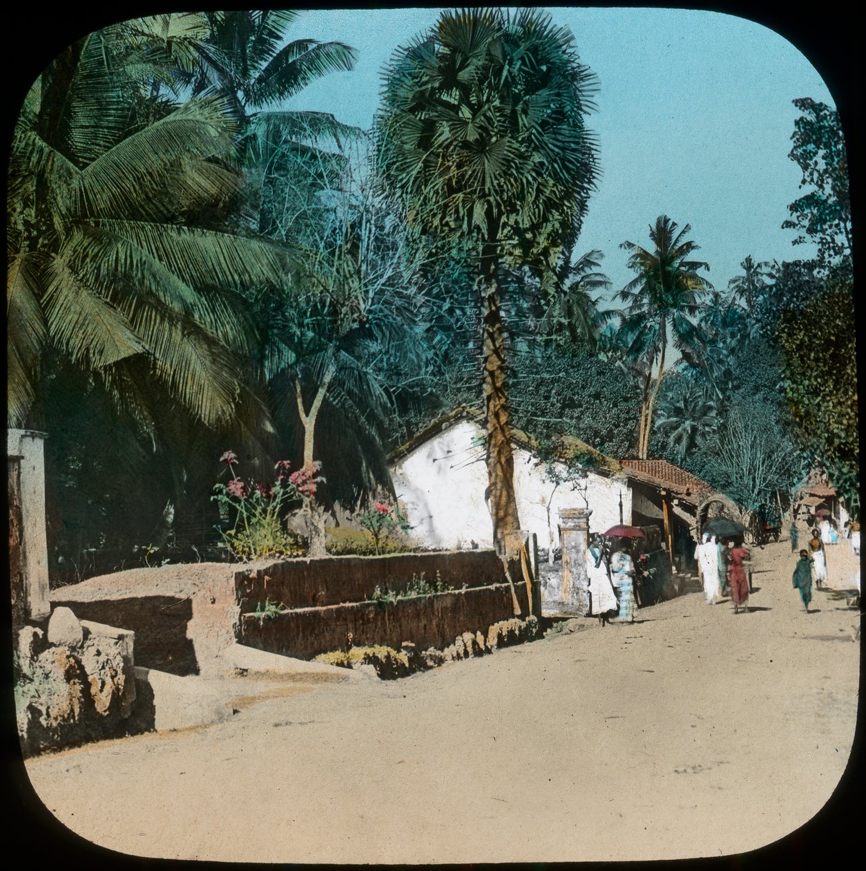 Estrada de Colombo para Galle, Colombo, Ceilão, final do século XIX ou início do século XX de Unbekannt