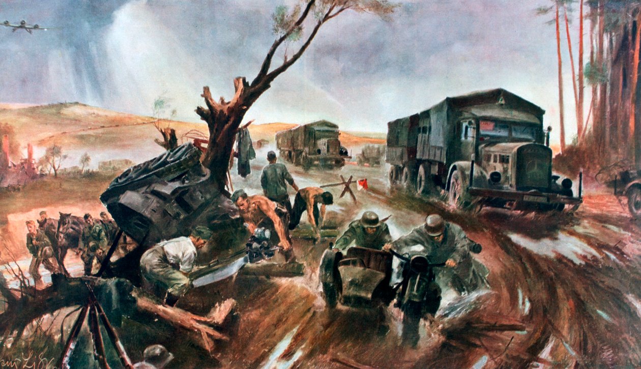Road to the Front, organização alemã superior, 1941 de Unbekannt