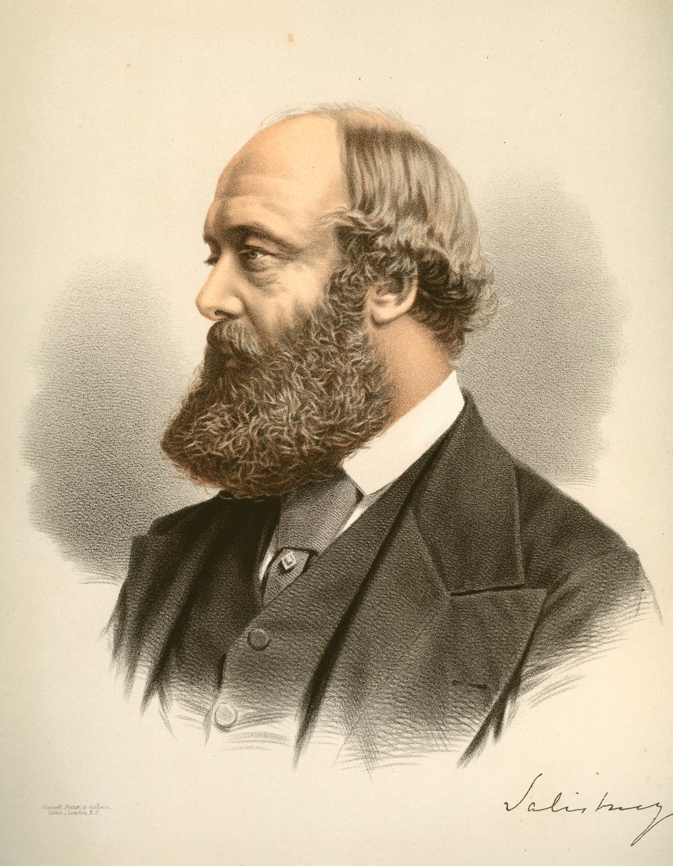 Robert Arthur Talbot Gascoyne-Cecil, terceiro marquês de Salisbury, estadista britânico de Unbekannt