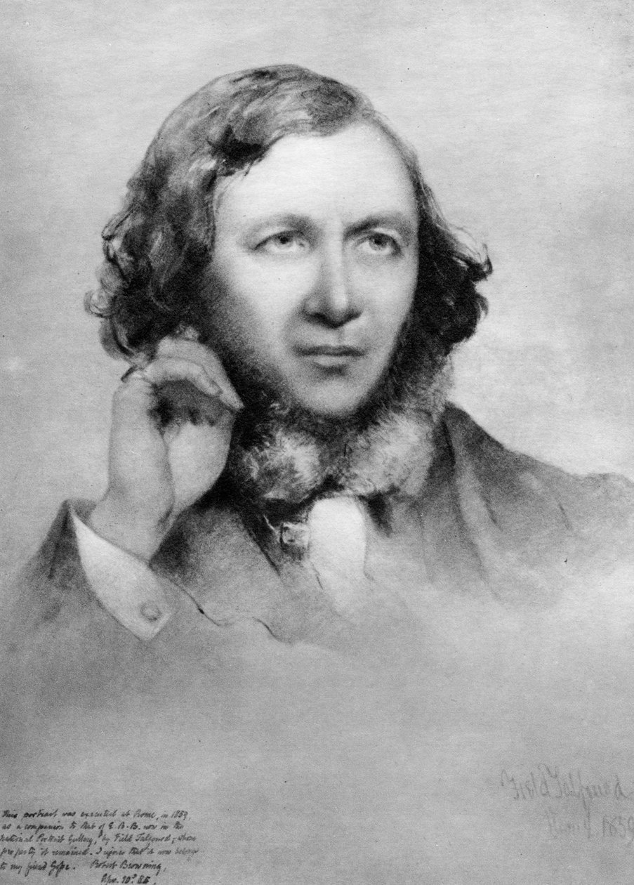 Robert Browning, poeta britânico, 1859 de Unbekannt