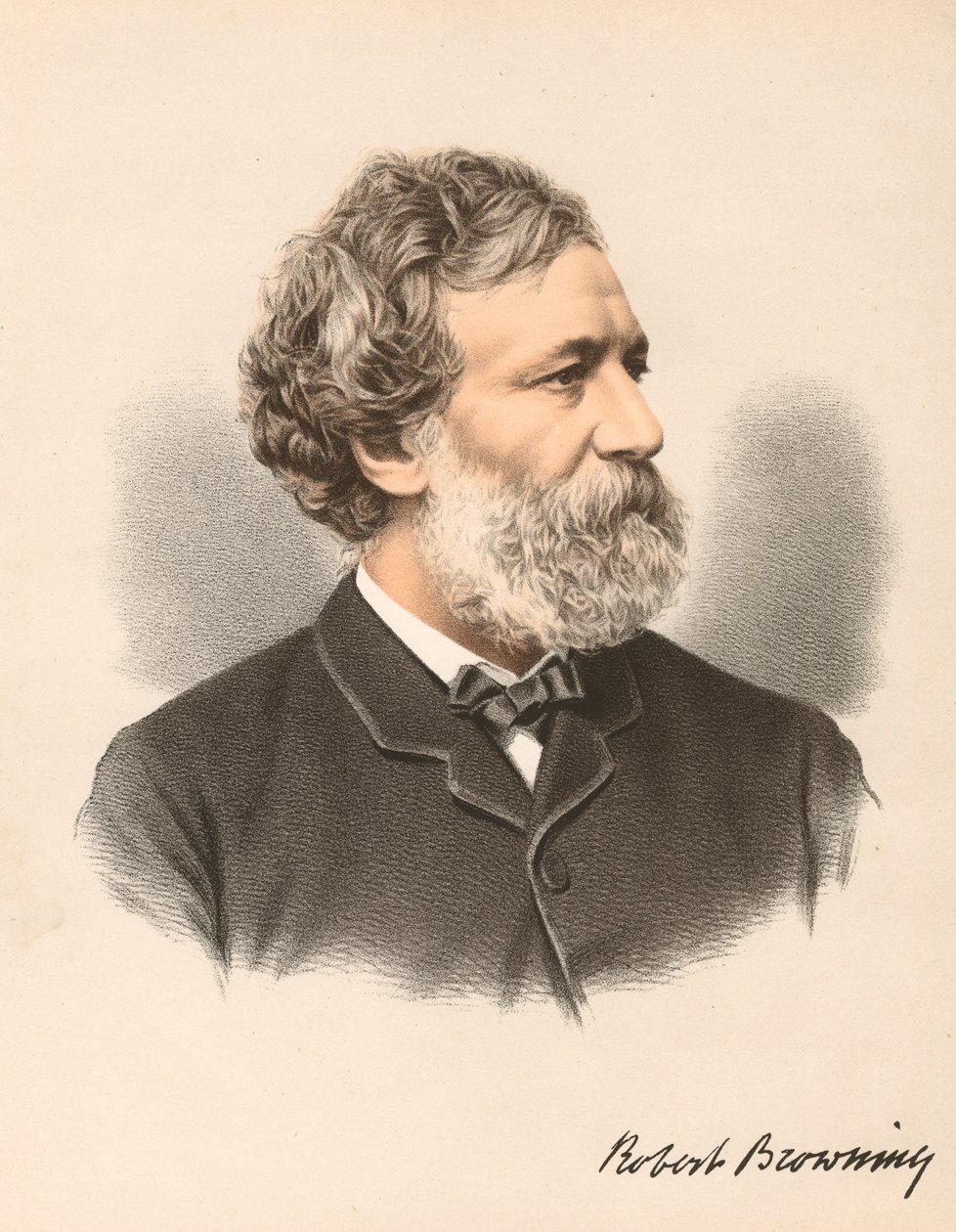 Robert Browning, poeta e dramaturgo inglês, c1880 de Unbekannt
