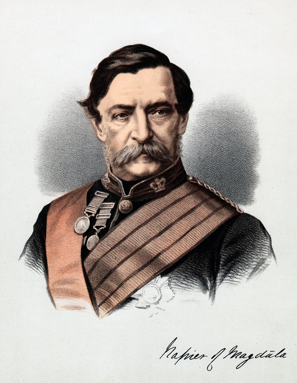Robert Cornelius Napier, 1º Barão Napier de Magdala, soldado britânico, c1880 de Unbekannt