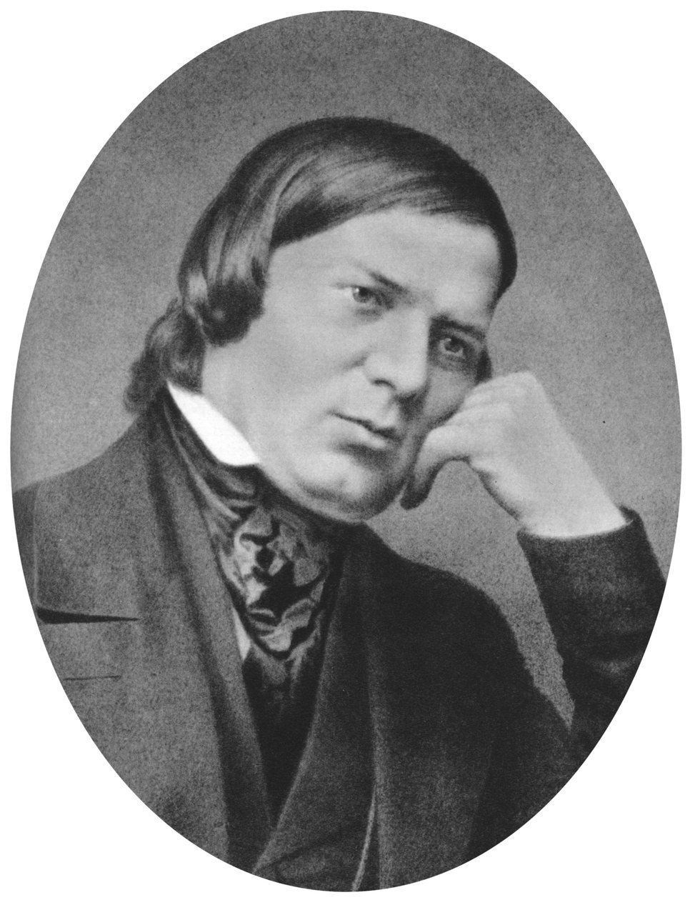 Robert Schumann 1810-1856 foi um compositor alemão, esteta e crítico musical influente de Unbekannt