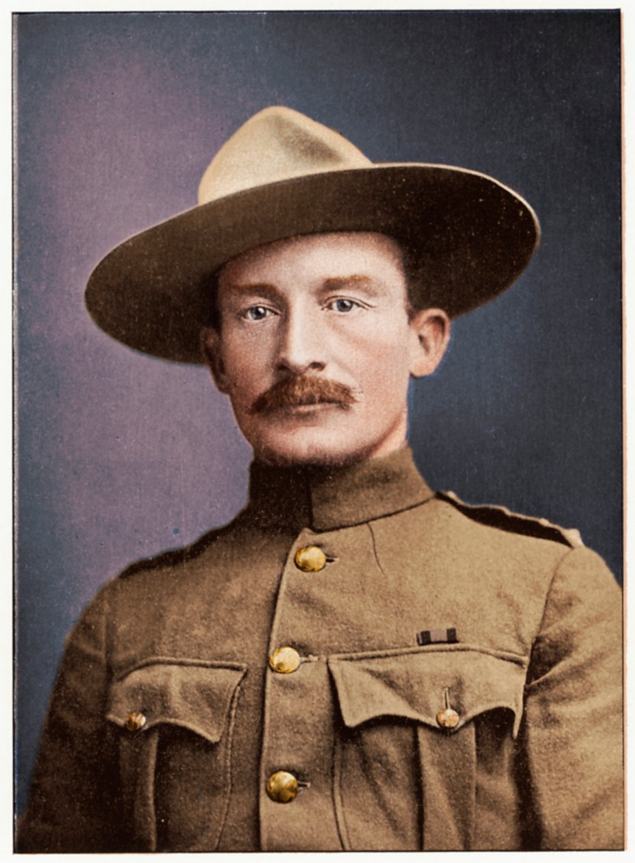 Robert Stephenson Smyth Baden-Powell, soldado britânico, c1900. de Unbekannt