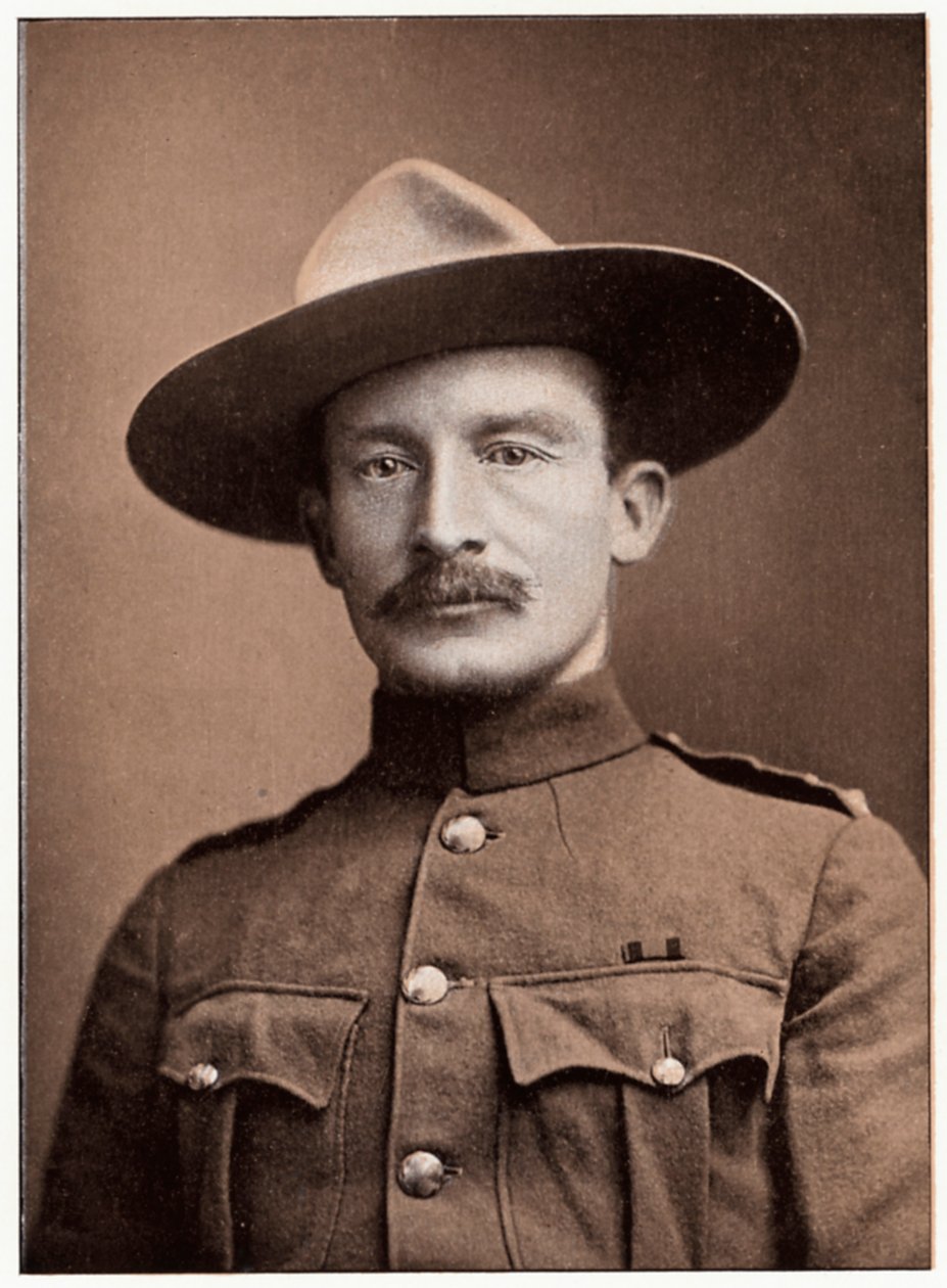 Robert Stephenson Smyth Baden-Powell, soldado britânico, c1900. de Unbekannt