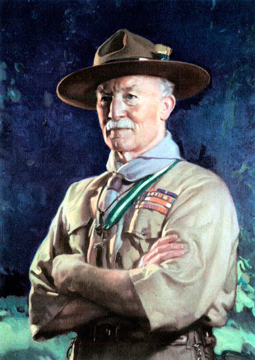 Robert Stephenson Smyth Baden-Powell, primeiro visconde de Baden-Powell, soldado inglês. de Unbekannt