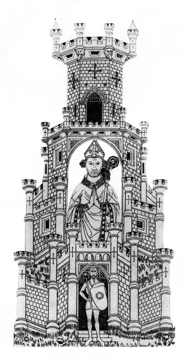 Robert Wyville, o Bispo de Salisbury e seu campeão, 1924 de Unbekannt