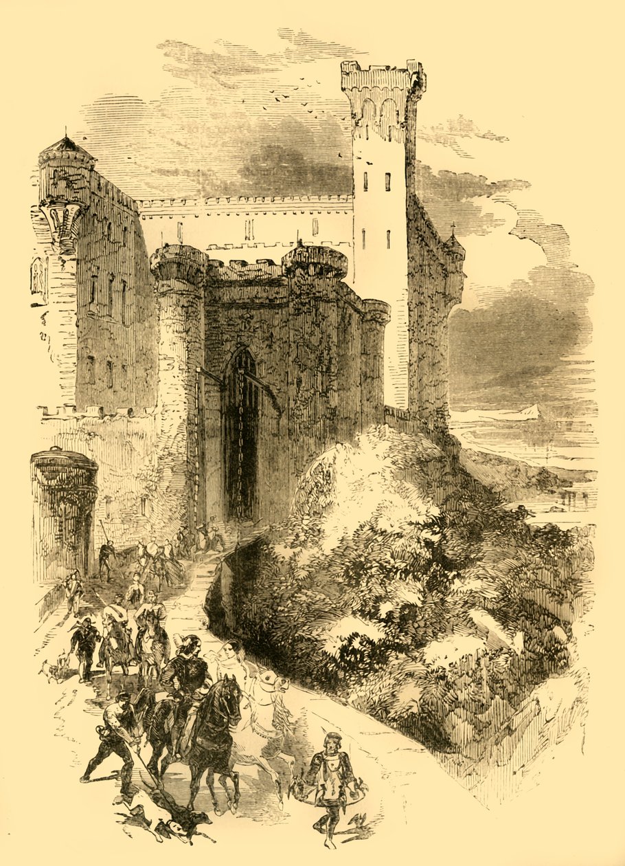 Robert da Normandia no castelo do conde de Conversano, c1890. de Unbekannt
