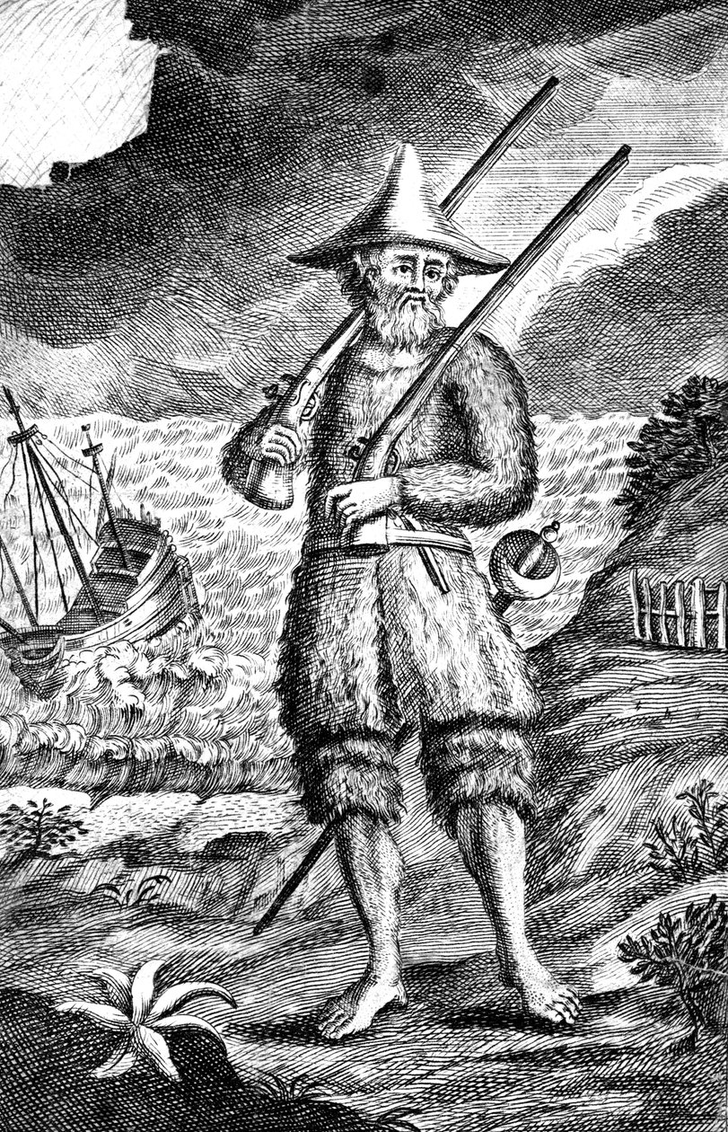 Robinson Crusoé, c1719 de Unbekannt