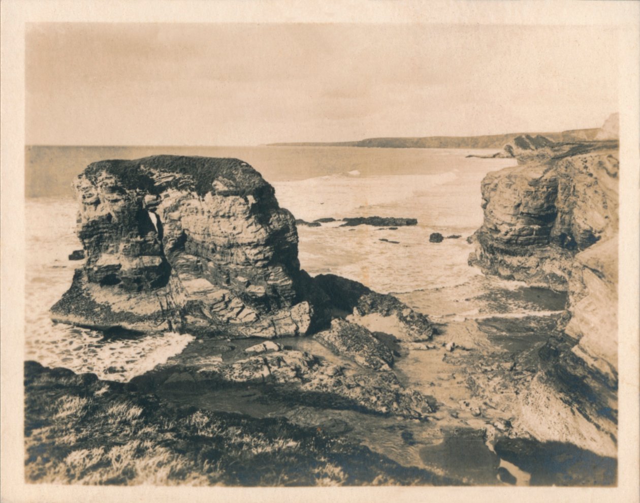 Rochas em Porth - Newquay, 1927 de Unbekannt
