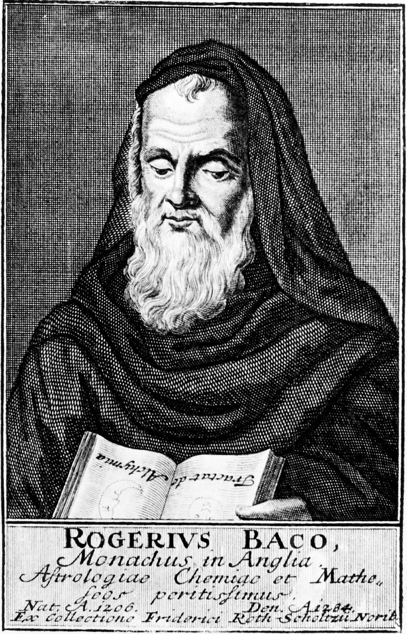 Roger Bacon, cientista experimental inglês, filósofo e frade franciscano de Unbekannt