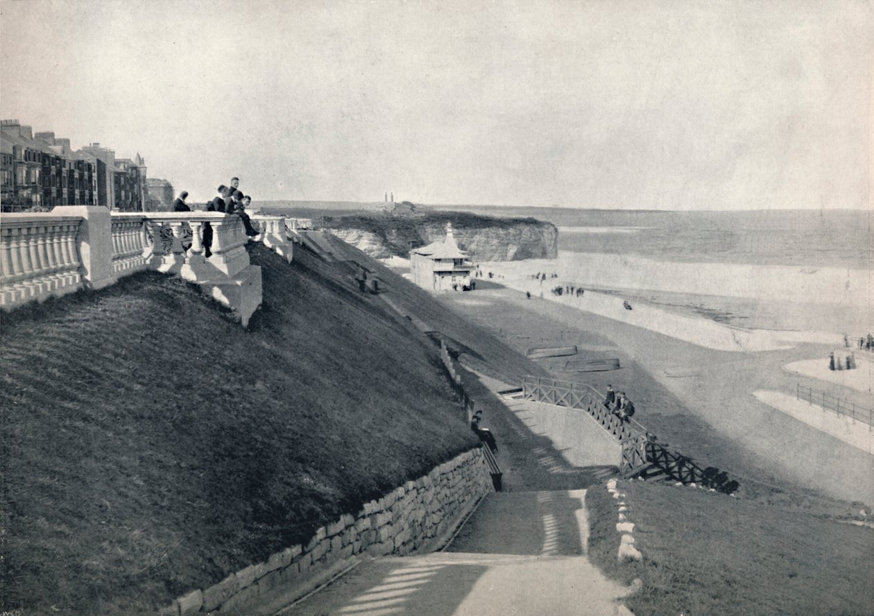 Roker - a praia, do terraço, 1895 de Unbekannt