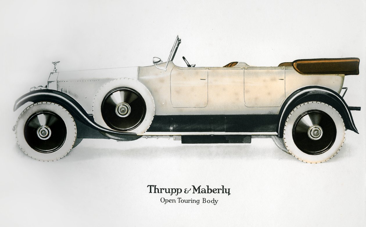 Rolls-Royce com corpo de passeio aberto, c1910-1929 de Unbekannt