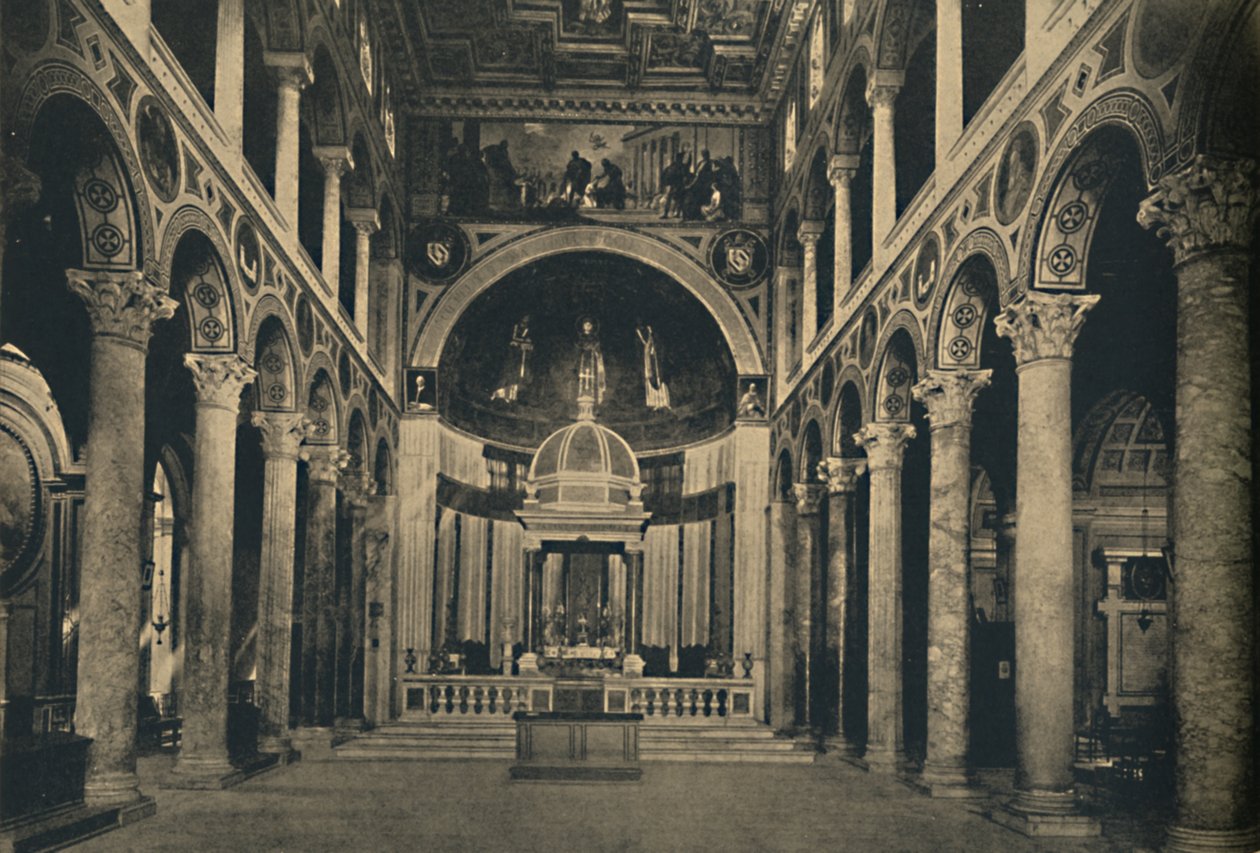 Roma - Basílica de Santa Inês fora dos muros da Rua Nomentana, 1910 de Unbekannt