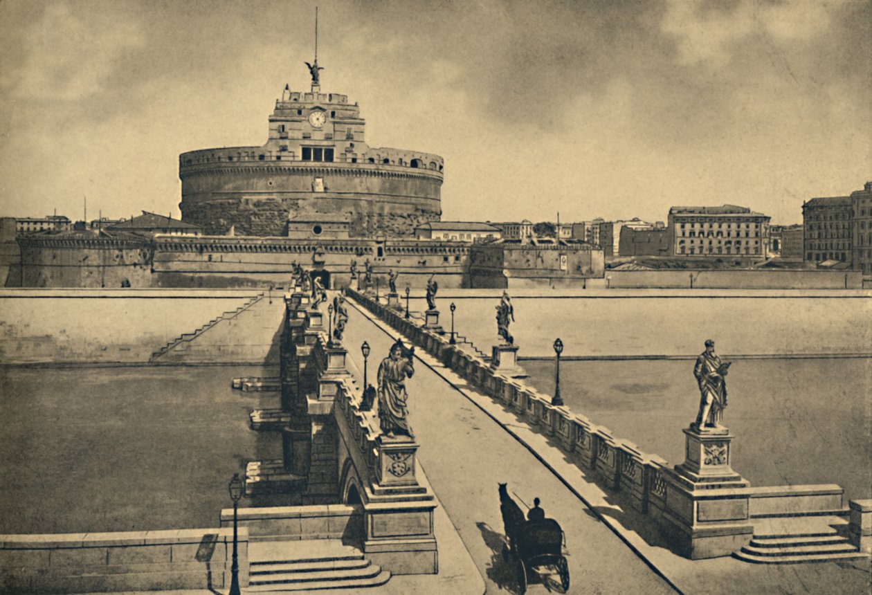 Roma - Ponte e Castelo de St. Angelo, 1910 de Unbekannt